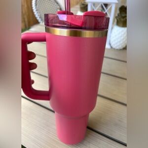 40 oz Starbucks Limited Edition Berry Pink Glitter Stanley tumbler . Brand new.